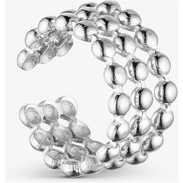 WOLFF JEWELRY MINI BOBLE EAR CUFF SILVER - 1191